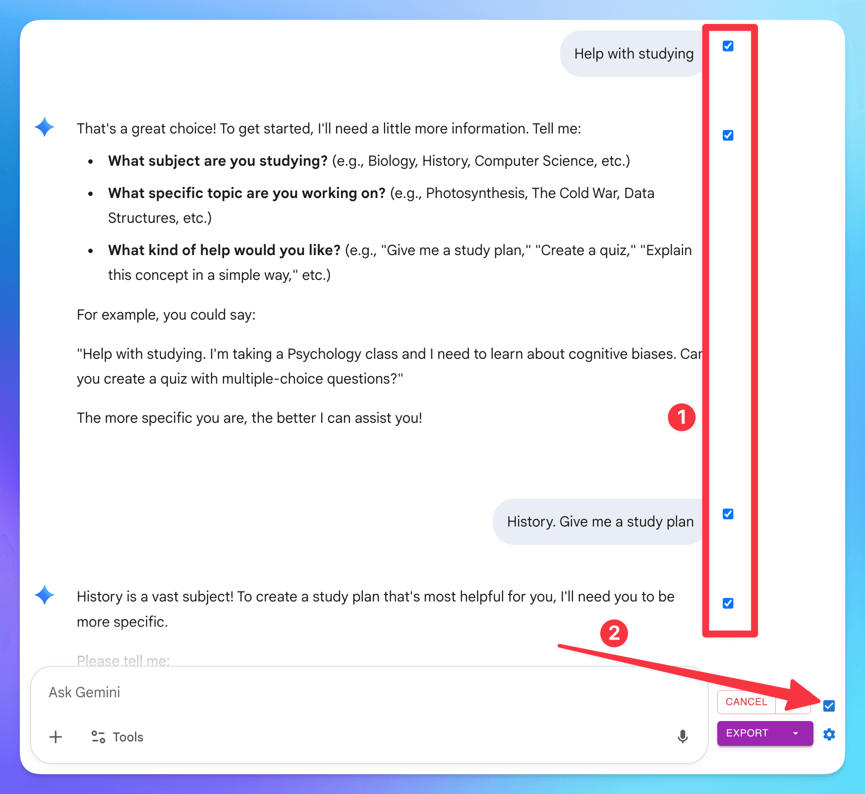 use checkbox to select which dialog to download